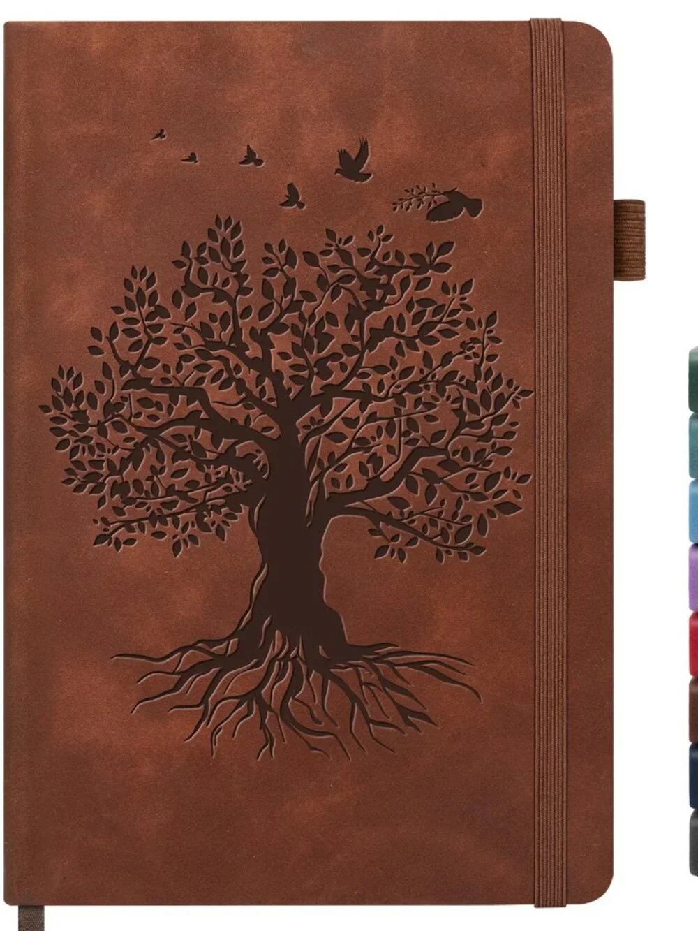 Lined Journal Notebook for Women Men, A5 Hardcover Leather Journals for Writing,